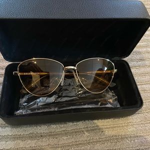 Balenciaga Cat Eye Brown Sunglasses
